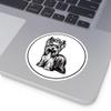 Yorkshire Terrier Sticker | 3/4/5 Inch Round Vinyl Decal | Cute Yorkie Dog Design for Car, Tablet, Water Bottle, Notebook view 2