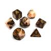 Dusty Rose and Brown Marble - 7 Piece Set view 1