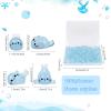 100pcs Mini Resin Seal, Glow in The Dark Tiny Resin Seal Cute Small Sea Animal Miniature Ocean Animals for Dollhouse Aquarium view 2