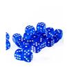 12mm D6 - Blue Translucent - 25 Count Bag view 1
