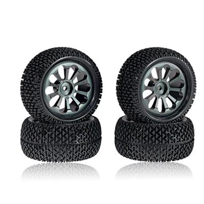 Rc Upgrade Parts For MJX For Hyper Go For Wltoys For SCY Haiboxin 16207 H16PL 1/8 1/16 1/14 1/12 Metal Wheel Hub Wheels RC Car Upgrade Parts Accessories(Titanium)