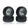 Rc Upgrade Parts For MJX For Hyper Go For Wltoys For SCY Haiboxin 16207 H16PL 1/8 1/16 1/14 1/12 Metal Wheel Hub Wheels RC Car Upgrade Parts Accessories(Titanium) view 1
