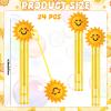Jenaai 24 Pcs First Trip Around The Sun 1st Birthday Bubble Wands Cute Bubbles Party Favors for Summer Activity Cartoon Birthday Gifts Carnival Goody Bag Stuffers Wedding Supplies view 2