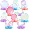 10 Pcs Bubble Honeycomb Centerpieces Bubble Table Decorations Bubble Party Decorations Mermaid Centerpieces for Tables Under The Sea Table Decorations Bubble Birthday Party Decorations view 1