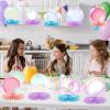 10 Pcs Bubble Honeycomb Centerpieces Bubble Table Decorations Bubble Party Decorations Mermaid Centerpieces for Tables Under The Sea Table Decorations Bubble Birthday Party Decorations view 4