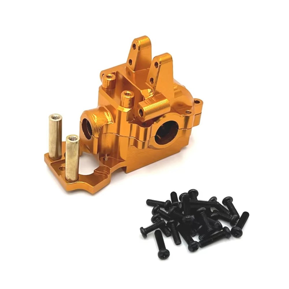 Compatible with MJX 14301 14302 14303 14209 14210 1/14 RC Car Parts Accessories Aluminum Front Wave Box Cover RC Car Accessories(Yellow)