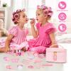 Kids Washable Makeup Set for Girls, 29Pcs Real Make Up Toys Cosmetic Bag, G view 2
