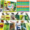 12 PCS Plastic Insect Figurines with 12 Introduction Flashcards, Small Creature Learning Recognition Cards Realistic Bug Models Educational Learning Toy Set for Kids, Classroom view 1