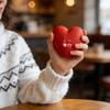 100 Pcs Custom Heart Stress Balls Bulk  Personalized Logo/Text/Image Promotional PU Foam Squeeze Balls 2.5x2.75in for Trade Shows, Corporate Events & Branding (100) view 3