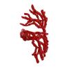 ZYIBPMSJKQCFK Bohemian Beach Coral Shaped Ring Bracelet,red,Bracelet 4.6+11.8cm view 1
