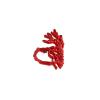 ZYIBPMSJKQCFK Bohemian Beach Coral Shaped Ring Bracelet,red,Bracelet 4.6+11.8cm view 2