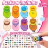 24 Pack Valentines Day Cards for Kids School, Valentine's Cards with 72 PCS Shoe Charms Bulk, Valentine's Day Gifts for Kids Classroom School Exchange, Exchange Cards Gift for School Classroom view 2