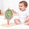 Aiwanture Spinning Activity Drum Toy with Sound, Montessori Wooden Sensory Toy for Babies, Perfect Birthday & Party Gift for 6-18 Months+ view 1