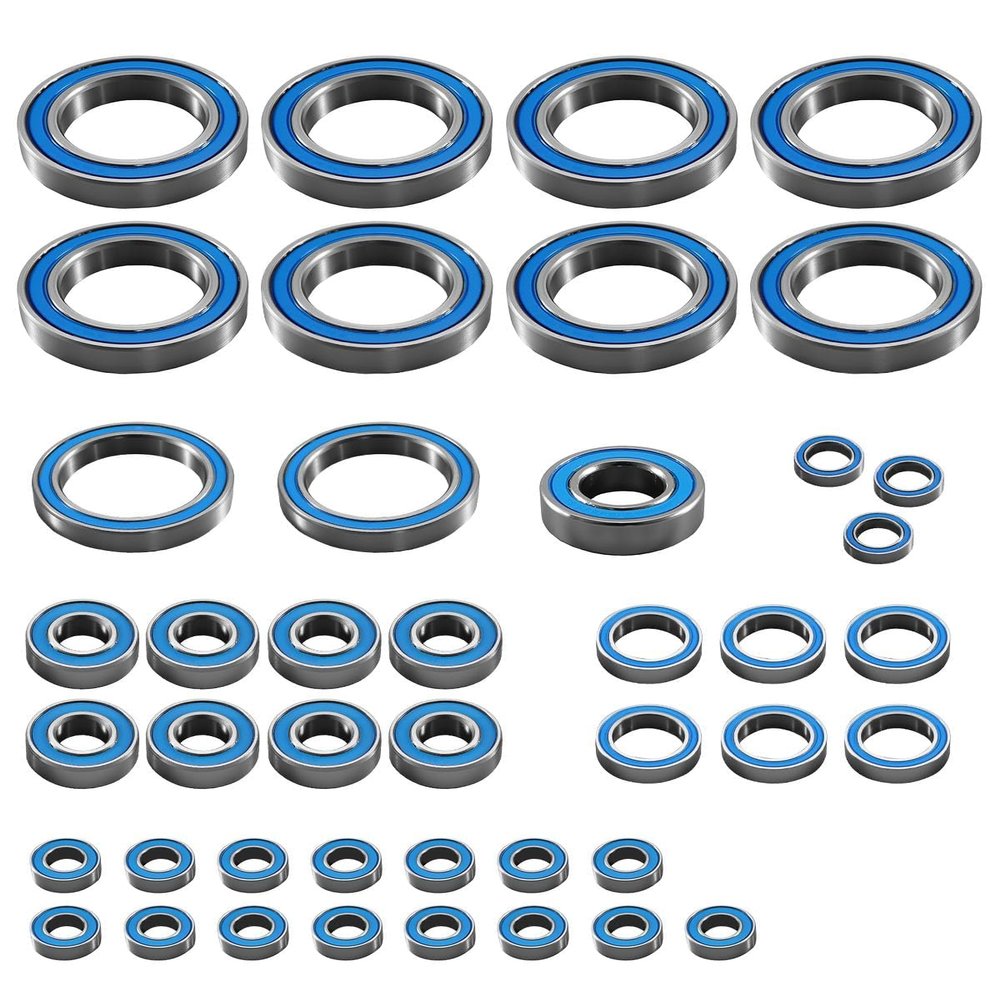 43Pcs Upgrade Parts Rubber Sealed Ball Bearing Kit Fit for Trax-xas 1/7 Unlimited Desert Racer 85076-4 Model