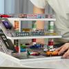 1:64 Die-Cast Car Display Case. Open-air Parking lot Scene with ramp Structure. Car Model Display Stand, Suitable for Hot Wheels Vehicles. (Light Gray) view 4