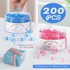 200PCS Mini Acrylic Pacifiers for Baby Shower Games, 0.83 Inch Clear Pink Pacifiers Bulk, Chupones para Gender Reveal Party Favors, Decorations & Craft Supplies view 3