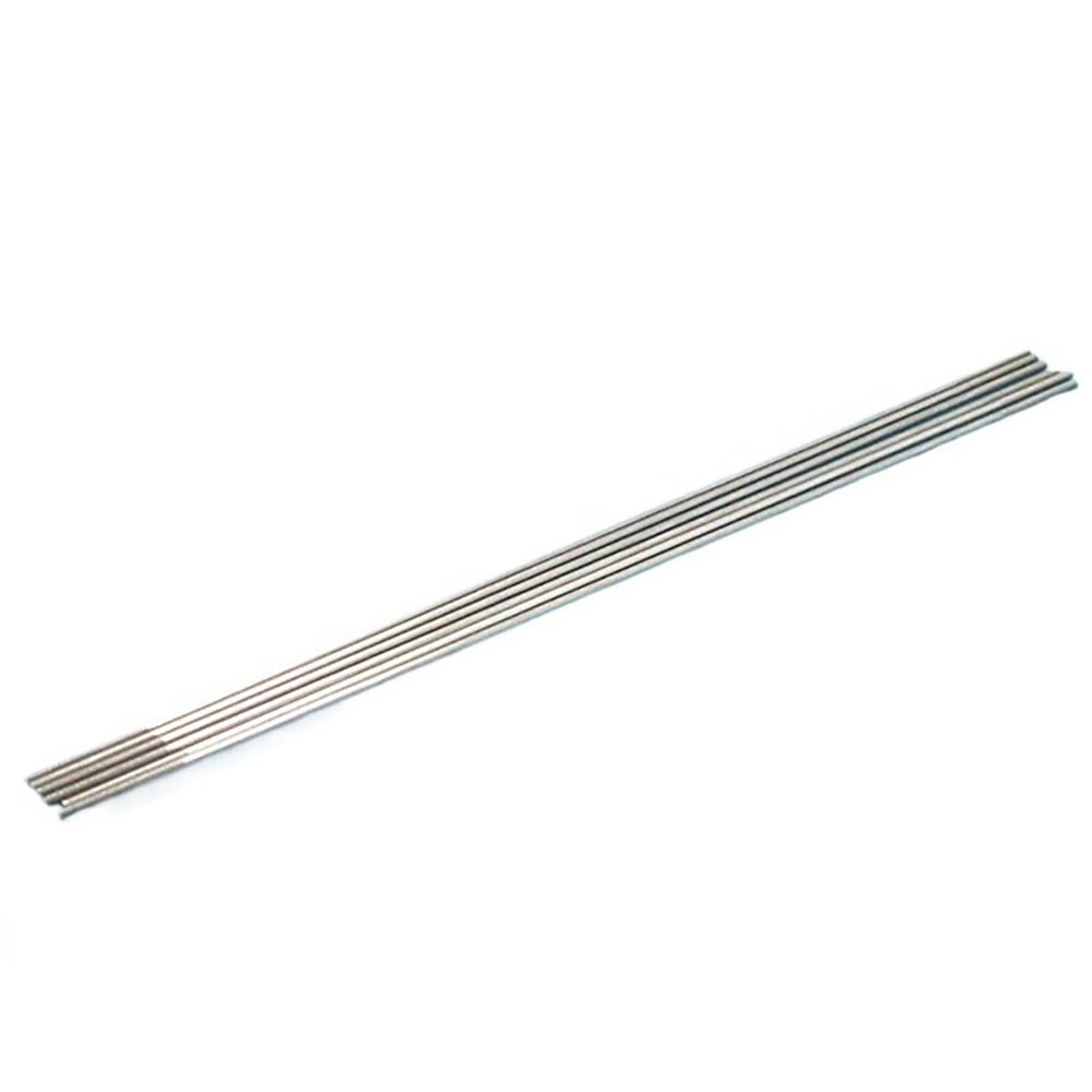 10PCS RC Boat M2 Stainless Steel Servo Linkage Rods Double End Thread Steering Control Rods Compatible with M2 Ball Links and Clevis(300mm)