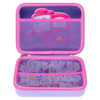 Peyyargo Storage Case Compatible with Leapfrog Fridge Phonics Magnetic Letter Set (Purple + Pink)
