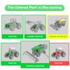 Moncasso Tractor Toy & Farm Animals Toys Set, Large Activity Play Mat, Farm Playset with Realistic Diecast Farming Equipment Toy & minature Things, Ideal Kids Gifts view 4