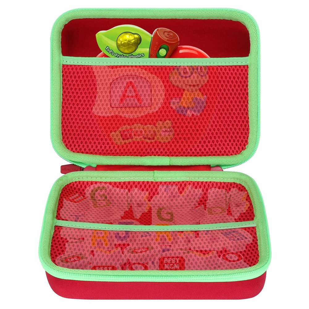 Peyyargo Storage Case Compatible with Leapfrog Tad's Fridge Phonics Magnetic Letter Set (Red+ Green)