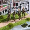 1/64 Female Soldier Figures, Hand-Painted Resin Miniatures in Tactical Gear, Military Diorama Display Collectibles for 1:64 Scale Scenes view 3