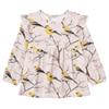 Wudan Baby Girls Ruffle Cuffs T-Shirts Sweet American Goldfinch Birds Blush Cotton Toddler Doll Clothes 4T view 1