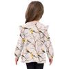 Wudan Baby Girls Ruffle Cuffs T-Shirts Sweet American Goldfinch Birds Blush Cotton Toddler Doll Clothes 4T view 4