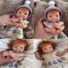 Abenduot 10inch Open Mouth Reborn Baby Dolls Silicone Full Body,Not Vinyl Dolls,Lifelike Newborn Silicone Baby Girl Dolls view 2