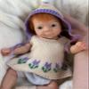 Abenduot 10inch Open Mouth Reborn Baby Dolls Silicone Full Body,Not Vinyl Dolls,Lifelike Newborn Silicone Baby Girl Dolls view 4