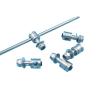 5PCS RC Servo Linkage Connector 3mm Positioning Adjuster with M3 Self-Lock Nut for 2.8mm Pushrods, Rudder Control Rod Connector for RC Boat Models view 3