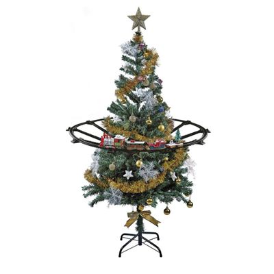 Well Home 23 Piece Christmas Train Set with Lights and Sounds with 108-Inch Rail