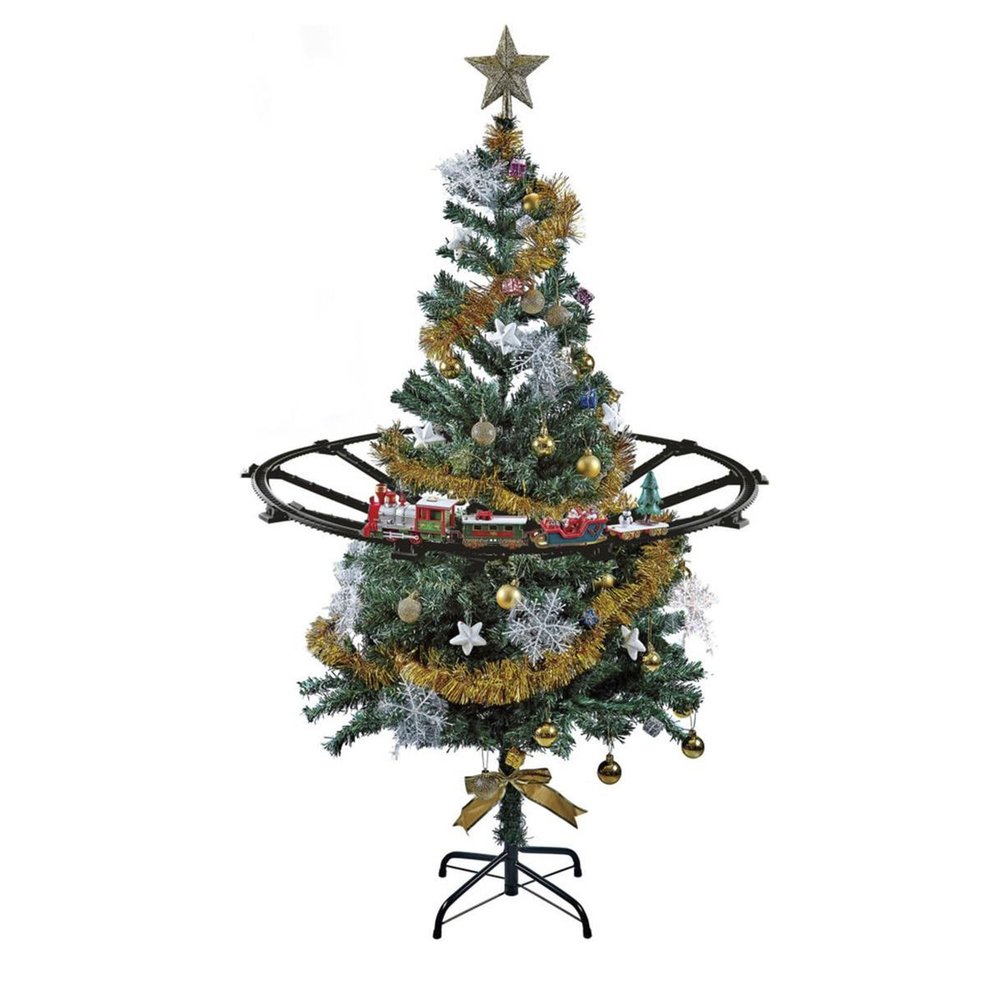 Well Home 23 Piece Christmas Train Set with Lights and Sounds with 108-Inch Rail