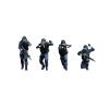1/64 SWAT Special Operations Figures, Hand-Painted Resin Miniatures in Tactical Gear, Military Diorama Display Collectibles for 1:64 Scale Scene view 1