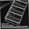 Jorzer 5Pcs Poker Chip Case Clear Plastic Poker Chip Tray with Lid Multi-Use Storage Display Case for Gambling Parties or Home Holder Tray Rack... view 4