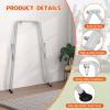 3-in-1 Toddler Swing Set, Indoor & Outdoor Baby Swing Set with Foldable Metal Stand for Backyard, Safe and Durable Design for Aged 1-10 Years, Easy to Assemble & Store (Gray) view 4