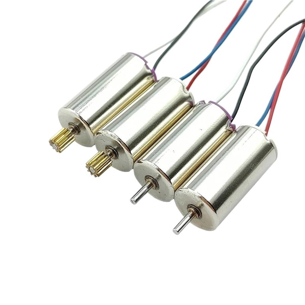 1020 Coreless Motor DC 3.7V 7.4V 53000RPM High Speed Strong Glider Foam Aircraft Model Motor Ultra-high Speed Strong Magnetic(Model C CW with 10T)
