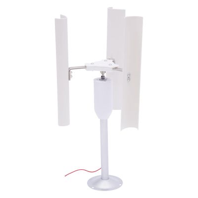 3 Blade Vertical Axis Wind Turbine Model DIY Wind Power Generator with 3-Phase Permanent Magnet Motor, 20W Output for Science Education & Home Use (Portable, Low Noise, 12V/24V Solar Compatible)