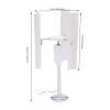 3 Blade Vertical Axis Wind Turbine Model DIY Wind Power Generator with 3-Phase Permanent Magnet Motor, 20W Output for Science Education & Home Use (Portable, Low Noise, 12V/24V Solar Compatible) view 2