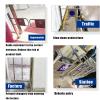 uhyOHF Universal Supermarket Entrance Safety Gate, for Store for Library Supermarket Entrance 1-Way Safety Gate Warehouse Industrial Metal Swing Gate (Left-5097 cm view 4