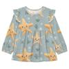Wudan Infant/Toddler Girl Long-Sleeve T-Shirts Cute Starfish Grey Cotton Toddler Kids Doll Clothes 18M view 1