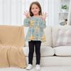 Wudan Infant/Toddler Girl Long-Sleeve T-Shirts Cute Starfish Grey Cotton Toddler Kids Doll Clothes 18M view 3