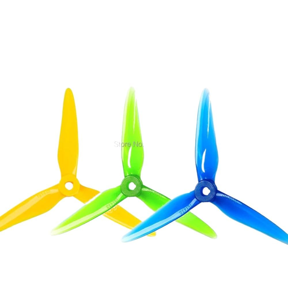 12 Pairs 24 Pcs DALPROP SpitFire T5147 5147. 5 3- Propellers CW CCW Compatible With FPV Racing Drone Brushless Motors POPO Style Props(6Pairs Mixed color)