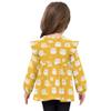 Wudan Baby Girls Long Sleeve T-Shirts Cartoon Cats Flowers Yellow Cotton Kid Doll Clothes 3T view 3