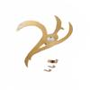 Tittaty Kpops Hunters Cosplay Accessories Earrings Rumii Merch Jewelry Set HUNTR X Costume Zoy Mra Cosplay Ear Clip Halloween Carnival Mra Golden view 1