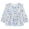 Wudan Baby Girl Long Sleeve Shirts Blue Seastars Anchors Cotton Little Kids Doll Clothes 18M view 1