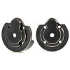 2Pcs Brass Counterweight Axle Housing Covers Counter Weight for 1/18 Axial UTB18 Capra Buggy Upgrade Parts (Black) view 1