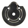 2Pcs Brass Counterweight Axle Housing Covers Counter Weight for 1/18 Axial UTB18 Capra Buggy Upgrade Parts (Black) view 4