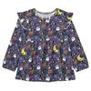 Wudan Baby Toddler Girl Long Sleeve Shirt Halloween Theme Cotton Toddler Baby Doll Clothes 2T view 1