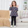 Wudan Baby Toddler Girl Long Sleeve Shirt Halloween Theme Cotton Toddler Baby Doll Clothes 2T view 3