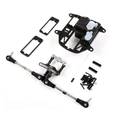 Ecoyin Rc Car Plastic Symmetrical Steering Kit with Equipment Compartment for 1/5 Hpi Rofun Rovan KM Baja 5T 5SC 5B Parts